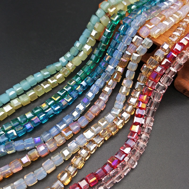 Shuangsheng 4mm AB plating shining crystal square cube beads for jewelry making beads 99pcs diy multicolor beads fit bohemia
Shuangsheng 4mm AB plating shining crystal square cube beads for jewelry making beads 99pcs diy multicolor beads fit bohemia