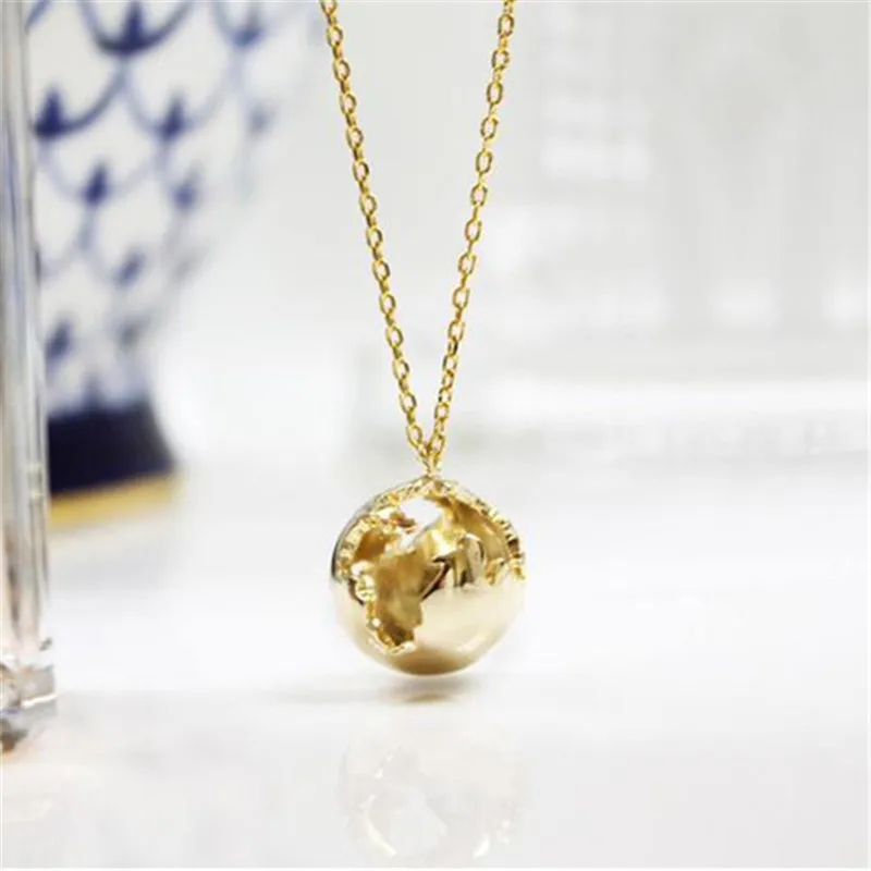 3D Planet Earth Necklace Pendent Men Collares Planet Gold Chains Pendnets For Women Boho Jewelry World Map Journey Choker BFF
3D Planet Earth Necklace Pendent Men Collares Planet Gold Chains Pendnets For Women Boho Jewelry World Map Journey Choker BFF