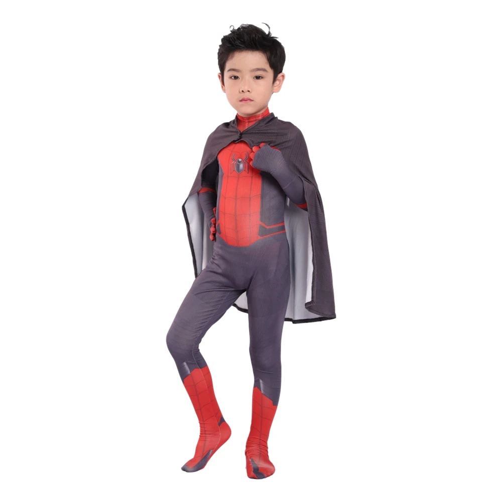 2019 Newest Boys Spider-Man Peter Parker Cosplay Costumes with Claok Spiderman Cosplay Bodysuit Suit Jumpsuit
2019 Newest Boys Spider-Man Peter Parker Cosplay Costumes with Claok Spiderman Cosplay Bodysuit Suit Jumpsuit