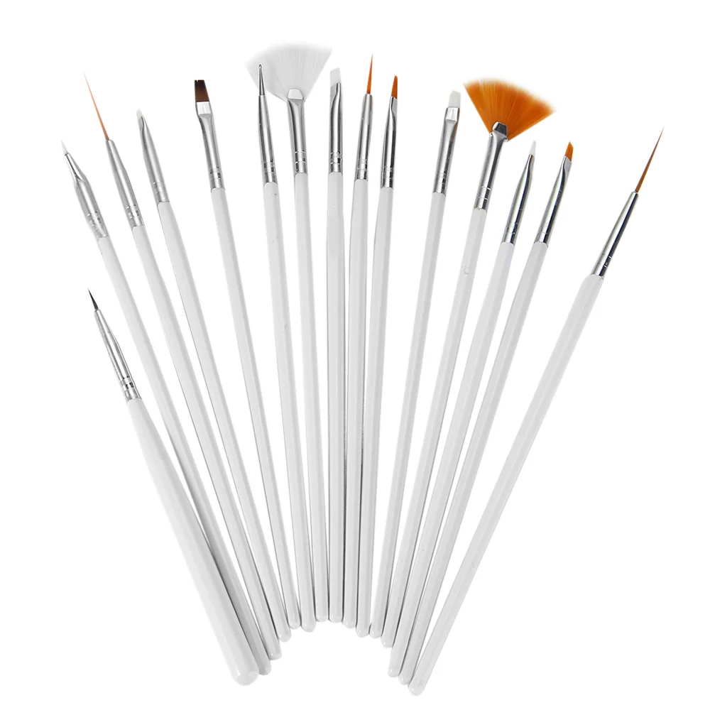 15Pcs Nail Art Design Painting Pen Brush Nail Design Polish Painting Drawing Pen Perfect Manicure Nail Tool Set DIY Fit Kit
15Pcs Nail Art Design Painting Pen Brush Nail Design Polish Painting Drawing Pen Perfect Manicure Nail Tool Set DIY Fit Kit
