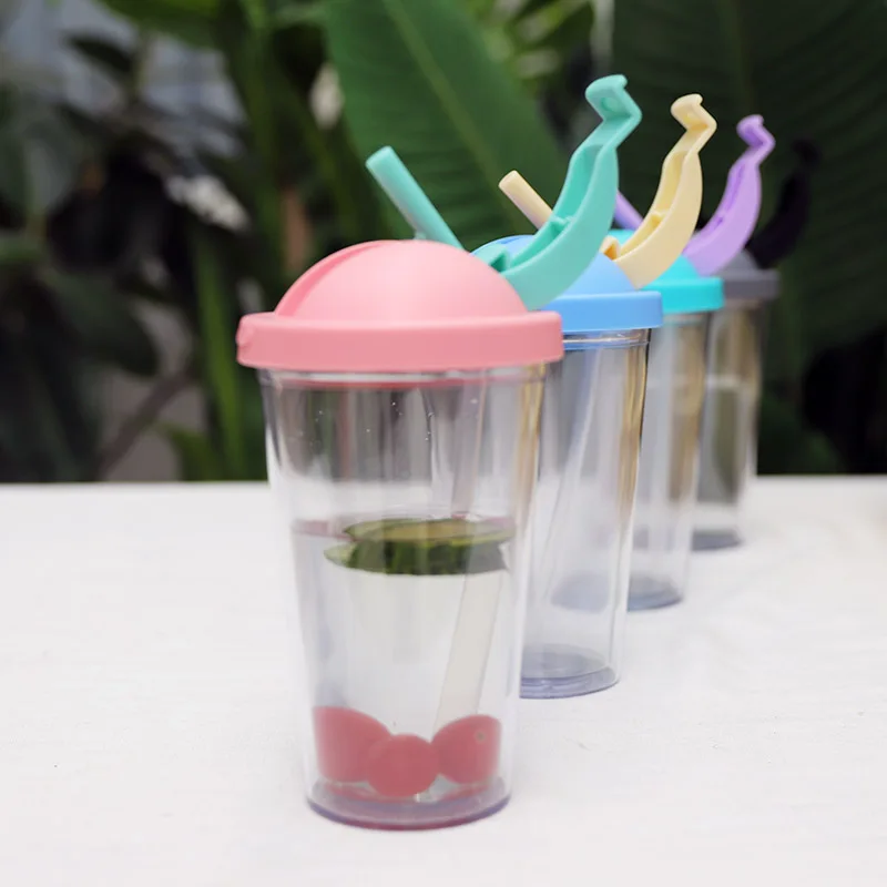 New 500ml/700ml Double Wall Plastic AS Coffee Bottle With Straw to Go Cold Juice Cup With Tumbler Insulated Auto Water Mugs
New 500ml/700ml Double Wall Plastic AS Coffee Bottle With Straw to Go Cold Juice Cup With Tumbler Insulated Auto Water Mugs