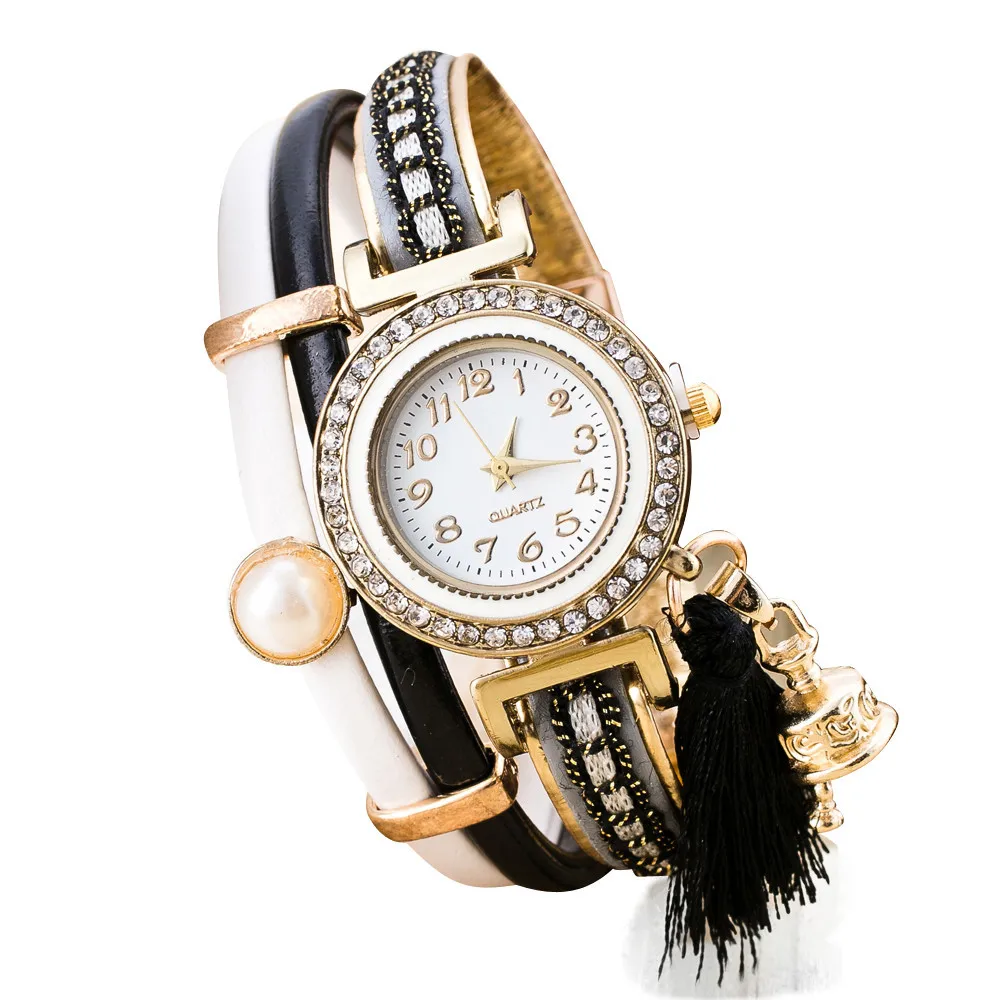 Женские кварцевые наручные часы с кожаным ремешком|montre fashion|montre femmemontre casual femme |