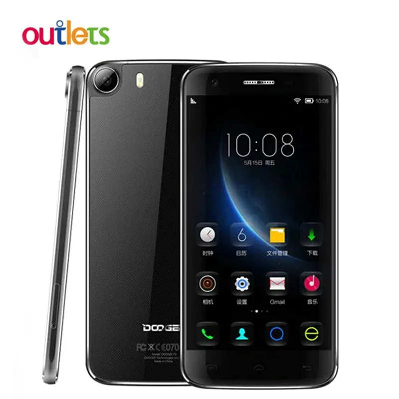 

DOOGEE F3 PRO 4G smartphone Octa core 3GB RAM 16GB ROM Android 5.0 inch 2.5D Gorilla Glass Screen MTK6753 5.0MP+13.0MP phone