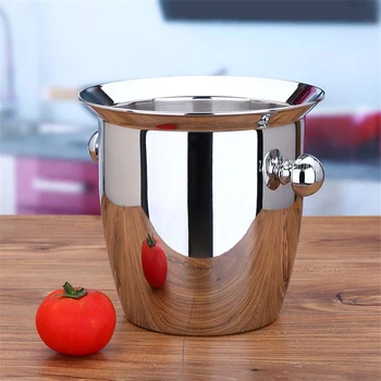 Good quality red wine ice bucket cooler box thickening stainless steel champagne large bucket Small ice bucket ice cooler 2L/5L
Good quality red wine ice bucket cooler box thickening stainless steel champagne large bucket Small ice bucket ice cooler 2L/5L