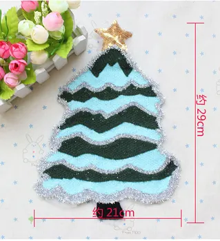 Embroidery lace applique paillette christmas tree fabric sweater clothes patch stickers t-shirt diy decoration
Embroidery lace applique paillette christmas tree fabric sweater clothes patch stickers t-shirt diy decoration