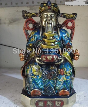 xd 00305 8.5 Chinese Folk Temple Copper Bronze Painted Lucky God of wealth Buddha Statue
xd 00305 8.5 Chinese Folk Temple Copper Bronze Painted Lucky God of wealth Buddha Statue