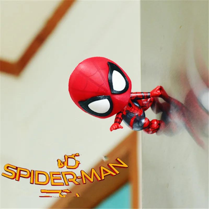 1piece 8cm high quality spider-man with high magnetism PVC Figurine Figure spider man subminiature cute figure toys
1piece 8cm high quality spider-man with high magnetism PVC Figurine Figure spider man subminiature cute figure toys