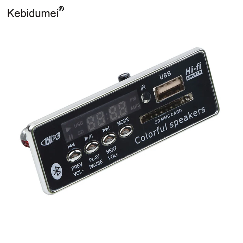 kebidumei Car USB Bluetooth Hands-free MP3 Player Integrated MP3 Decoder Board Module USB FM Aux Radio with Remote Control
kebidumei Car USB Bluetooth Hands-free MP3 Player Integrated MP3 Decoder Board Module USB FM Aux Radio with Remote Control