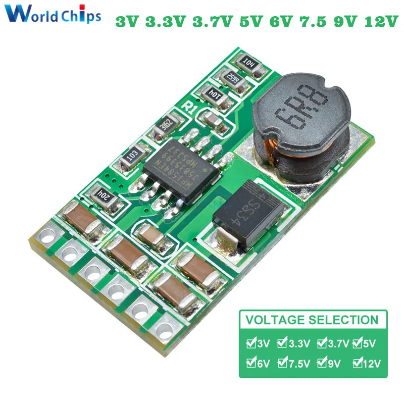 3.5A DC-DC Converter Module Buck Step-Down Voltage Regulator Board 4.5V-27V to 3V 3.3V 3.7V 5V 6V 7.5 9V 12V BMS Battery Charger
3.5A DC-DC Converter Module Buck Step-Down Voltage Regulator Board 4.5V-27V to 3V 3.3V 3.7V 5V 6V 7.5 9V 12V BMS Battery Charger