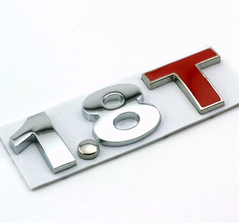 1.8T 2.0T Emblem Sticker Chrome Car Body Rear Fender Tail Badge for Golf GTI MK4 Jetta Passat Beetle A3 A4 A5 A6 TT Car Styling
1.8T 2.0T Emblem Sticker Chrome Car Body Rear Fender Tail Badge for Golf GTI MK4 Jetta Passat Beetle A3 A4 A5 A6 TT Car Styling