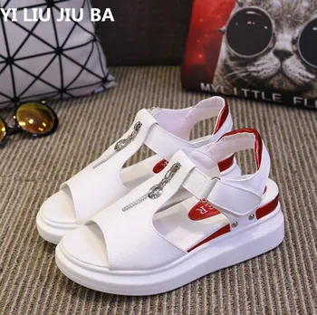 2019 new arrive flats women shoes classic elegant casual peep toe fashion sandals zipper comfortable wedges shoes women **698
2019 new arrive flats women shoes classic elegant casual peep toe fashion sandals zipper comfortable wedges shoes women **698