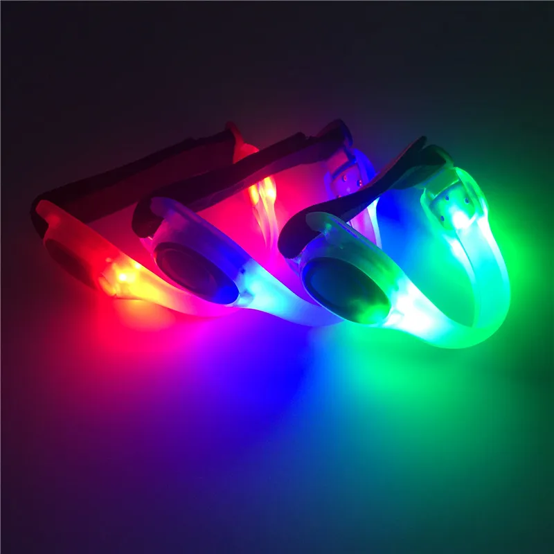 Led Silicone Emergency Lamp 2 Modes Leg Arm Running Cycling Outdoor Waterproof Safety Wrist Strap Warm Light Flashing Night Lamp (12)