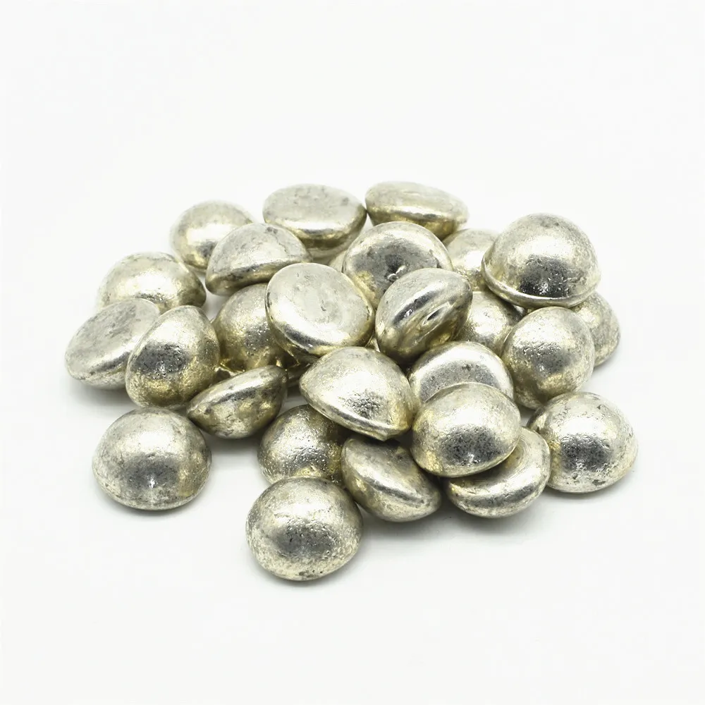 Soft Metal Tin Ingot Semi-sphere Shape Sn 99.99% MIN High Purity Good for Welding Collection DIYs Crafts Workshops 0.5kg
Soft Metal Tin Ingot Semi-sphere Shape Sn 99.99% MIN High Purity Good for Welding Collection DIYs Crafts Workshops 0.5kg