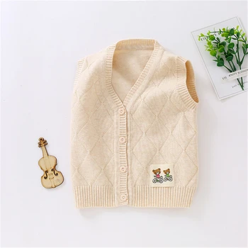 Infants Soft Cotton Comfortable Vest Waistcoat Newborn Cartoon Casual Sleeveless Vest Child Spring Autumn Knitted Tops AA60783
Infants Soft Cotton Comfortable Vest Waistcoat Newborn Cartoon Casual Sleeveless Vest Child Spring Autumn Knitted Tops AA60783