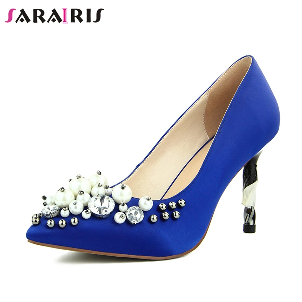SARAIRIS New Solid Thin High Heels String Bead Pointed Toe Shoes Woman Casual Fashion Spring Autumn Pumps Big Size 34-42
SARAIRIS New Solid Thin High Heels String Bead Pointed Toe Shoes Woman Casual Fashion Spring Autumn Pumps Big Size 34-42