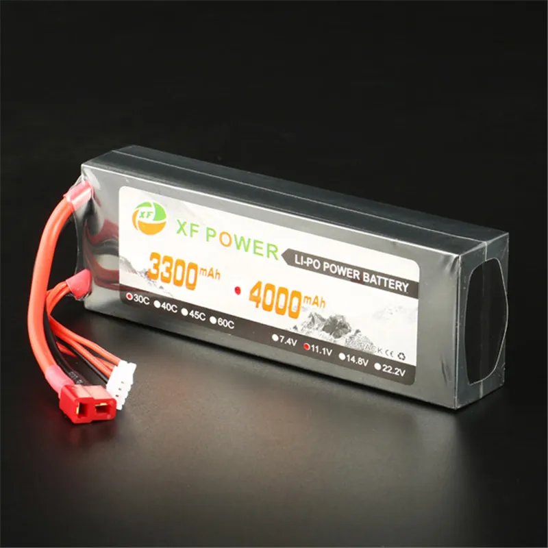 Reachargeable Lipo Battery XF Power 11.1V 4000mAh 3S 30C Lipo Battery T Plug Hardcase Pack For RC Model Reachargeable Lipo Battery XF Power 11.1V 4000mAh 3S 30C Lipo Battery T Plug Hardcase Pack For RC Model<br><br>Aliexpress
