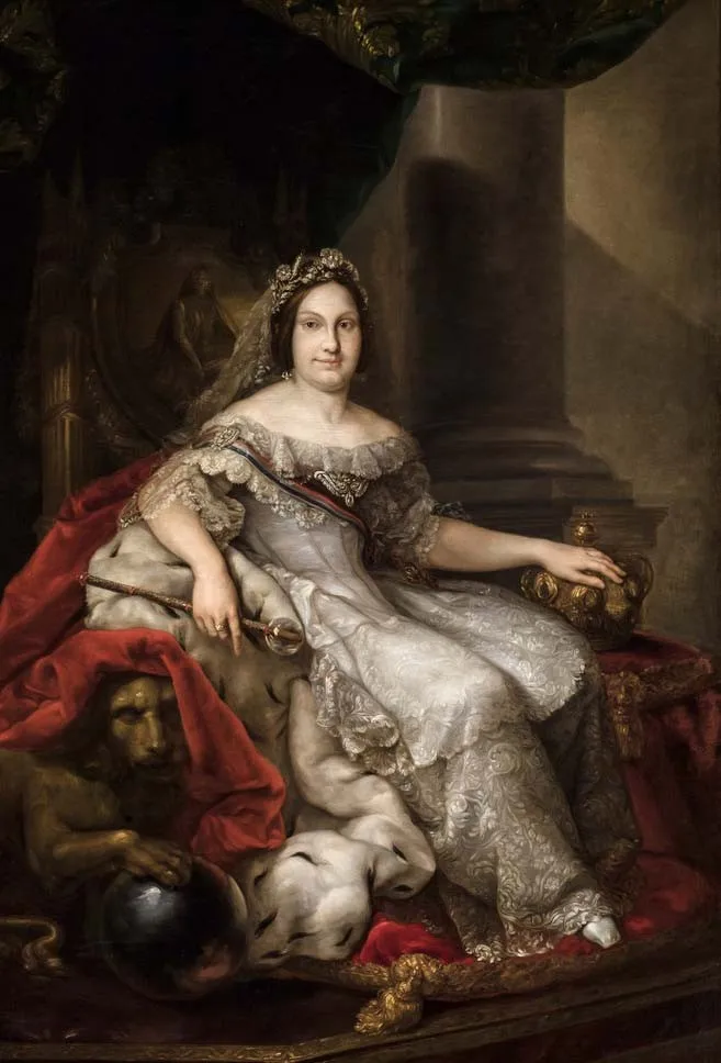 wholesale painting # TOP ART # Queen of Spain Isabel II de Borbon portrait canvas oil painting on canvas -36 "
wholesale painting # TOP ART # Queen of Spain Isabel II de Borbon portrait canvas oil painting on canvas -36 "