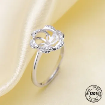 DIY 100% 925 Silver Pearls Adjustable Ring Making Findings Fit Half Hole Pearl DIY Ring Accessories
DIY 100% 925 Silver Pearls Adjustable Ring Making Findings Fit Half Hole Pearl DIY Ring Accessories