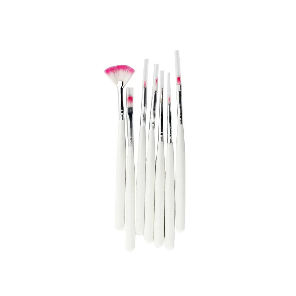 7pcs/set 2018 New Nail Painting Brushes UV Gel Acrylic Nail Art Brush Manicure Brush Pen Dotting Painting White Nail Brush Set
7pcs/set 2018 New Nail Painting Brushes UV Gel Acrylic Nail Art Brush Manicure Brush Pen Dotting Painting White Nail Brush Set