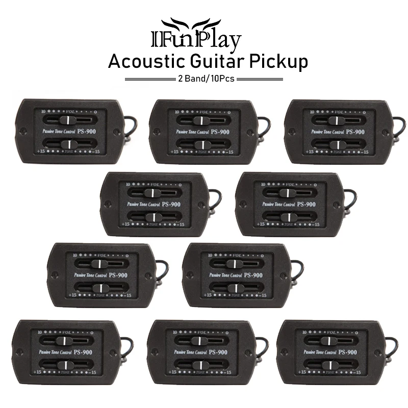 10Pcs PS-900 2 Band EQ Preamp Guitar Pickup Passive Volume Tone Control Piezo Pickups Equalizer for Acoustic Guitarra Wholesale
10Pcs PS-900 2 Band EQ Preamp Guitar Pickup Passive Volume Tone Control Piezo Pickups Equalizer for Acoustic Guitarra Wholesale