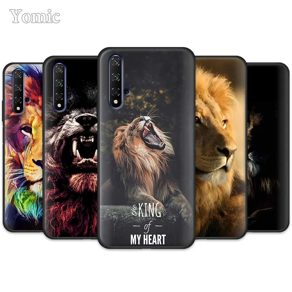 king tiger lion Black Silicone Cases for Huawei Honor Y5 Y6 Y7 Y9 2019 Y9 P30 Pro Honor 20 Pro Phone Case Cover
king tiger lion Black Silicone Cases for Huawei Honor Y5 Y6 Y7 Y9 2019 Y9 P30 Pro Honor 20 Pro Phone Case Cover