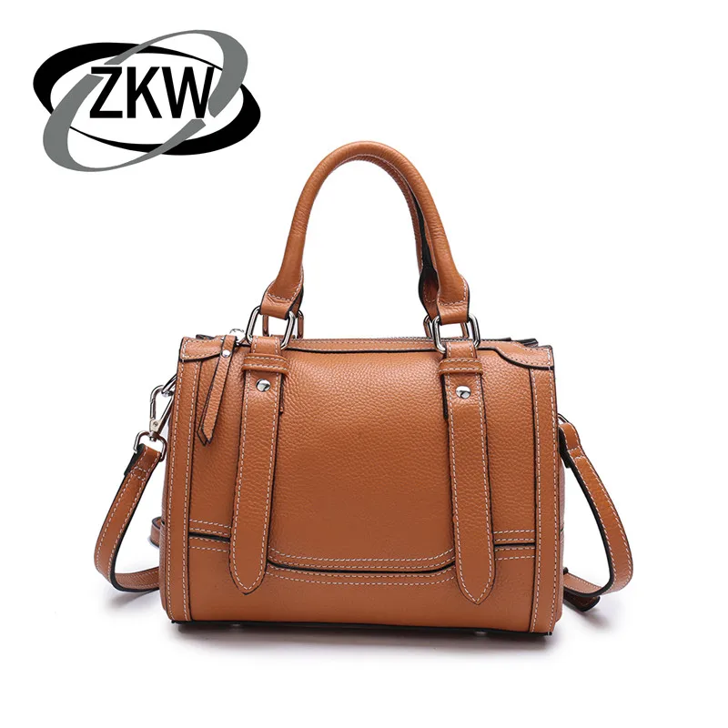 Boston women's bag 2019 New Korean Fashion Trend First Layer Cowhide Ladies Handbag Shoulder Messenger Bag
Boston women's bag 2019 New Korean Fashion Trend First Layer Cowhide Ladies Handbag Shoulder Messenger Bag