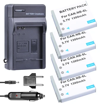 4PCS NB-6L NB-6LH NB 6L NB6L Battery + DC Charger + Car Cable for Canon IXUS 85 95 IS SX275 SX280 SX510 D10 S90 SD1200 batteries
4PCS NB-6L NB-6LH NB 6L NB6L Battery + DC Charger + Car Cable for Canon IXUS 85 95 IS SX275 SX280 SX510 D10 S90 SD1200 batteries