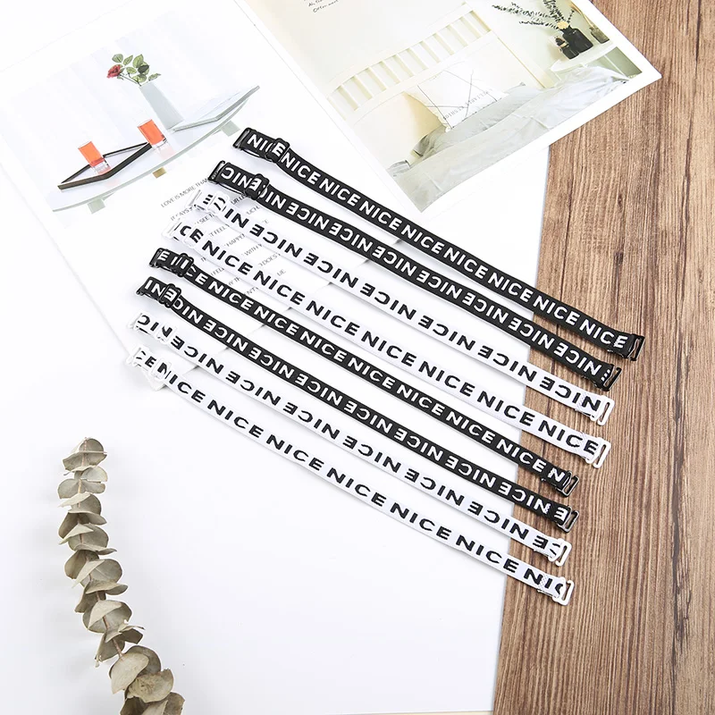 Fashion Summer Letter Print Bra Straps Comfort Polyester Adjustable Underwear Straps Intimates Accessories
Fashion Summer Letter Print Bra Straps Comfort Polyester Adjustable Underwear Straps Intimates Accessories