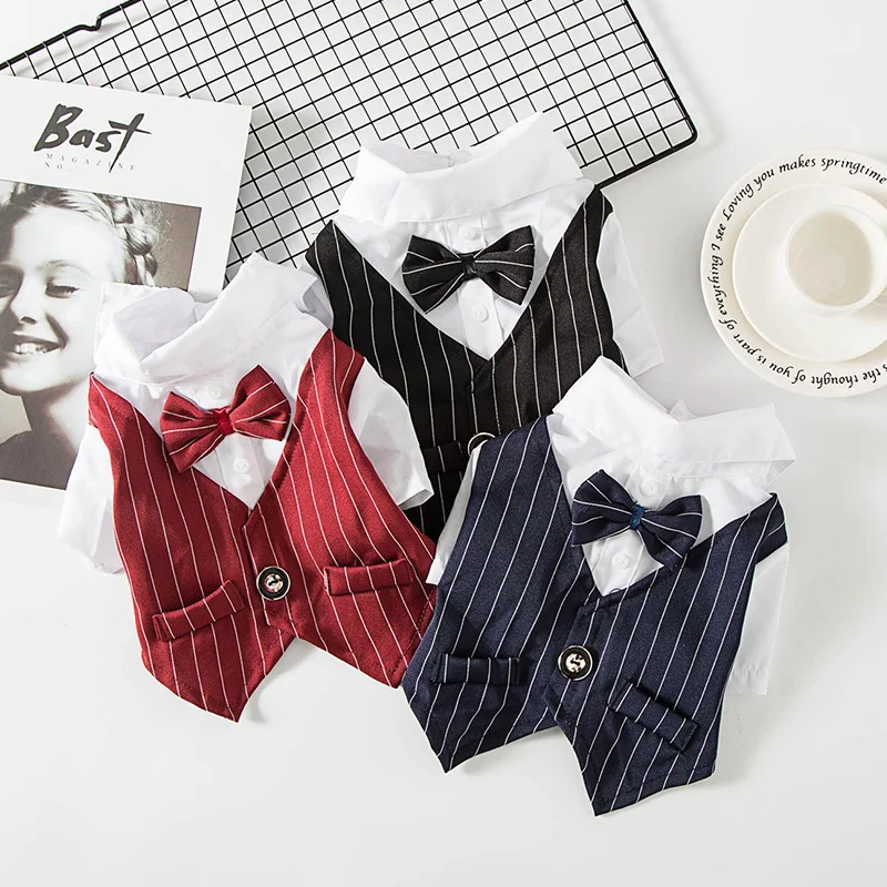 Boy Dog Clothes Male Dog Suit Tuxedo Spring Summer Dog Coat Jacket Marriage Pet Costume Puppy Clothing Poodle Bichon Pug Outfit
Boy Dog Clothes Male Dog Suit Tuxedo Spring Summer Dog Coat Jacket Marriage Pet Costume Puppy Clothing Poodle Bichon Pug Outfit