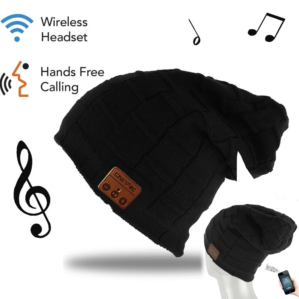 Christmas Gift Winter Sport Smart Wireless Bluetooth4.2 Headset Knit Hats Headphone Bluetooth fashion Music Player Hat Earphone
Christmas Gift Winter Sport Smart Wireless Bluetooth4.2 Headset Knit Hats Headphone Bluetooth fashion Music Player Hat Earphone