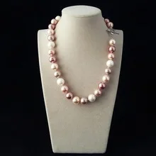 PURPLE Coffee south sea mabe pearl Round Beads Necklace south sea 14mm Big Sweater chain Women Gift word jewelry
PURPLE Coffee south sea mabe pearl Round Beads Necklace south sea 14mm Big Sweater chain Women Gift word jewelry