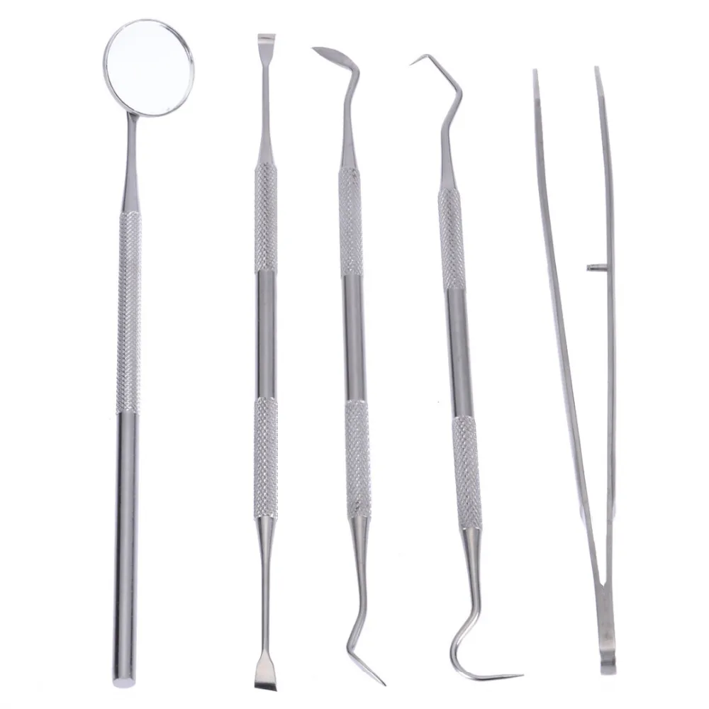 1 Set Dental Scaler Tool Silver Dental Tartar Scraper Stainless Steel Dental Teeth Cleaning Probe Tweezers Mouth Mirror Tool
1 Set Dental Scaler Tool Silver Dental Tartar Scraper Stainless Steel Dental Teeth Cleaning Probe Tweezers Mouth Mirror Tool
