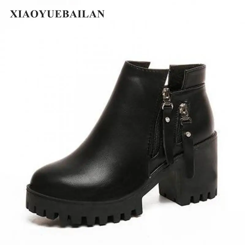 The New Winter Boots With Thick Single Zipper All-match Warm 2018 Short Canister boots
The New Winter Boots With Thick Single Zipper All-match Warm 2018 Short Canister boots