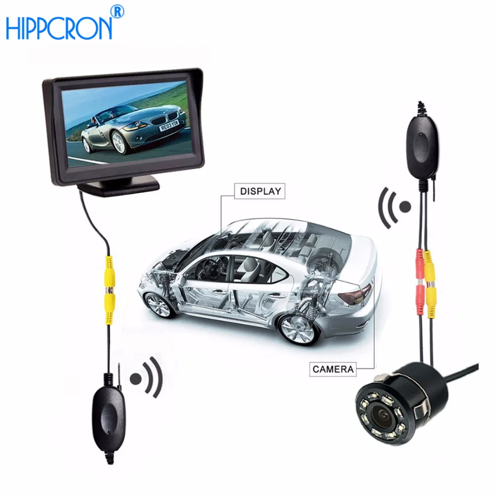 2In1 Car Parking System Kit Wireless 4.3"Desktop TFT LCD Monitor HD Screen Display+Backup Auto Rear View Camera Waterproof
2In1 Car Parking System Kit Wireless 4.3"Desktop TFT LCD Monitor HD Screen Display+Backup Auto Rear View Camera Waterproof