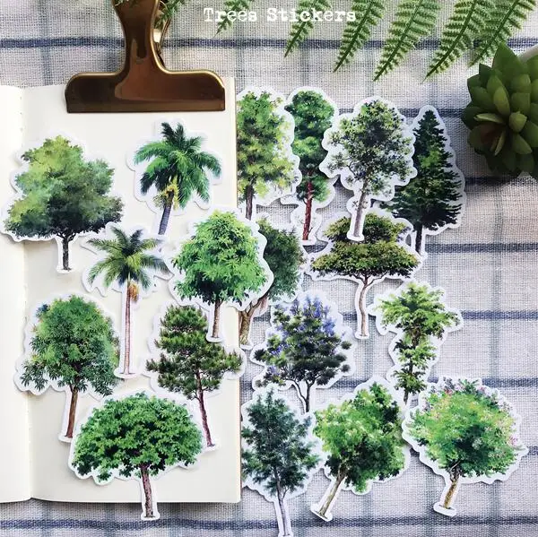 18pcs/pack Fresh kawaii Small tree in spring Cute Forest Decoration Sticker DIY Scrapbooking Label Diary Album Sticker Escolar
18pcs/pack Fresh kawaii Small tree in spring Cute Forest Decoration Sticker DIY Scrapbooking Label Diary Album Sticker Escolar