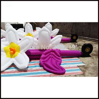 Free shipping 10m length inflatable flower chain purple and white color for wedding decoration
Free shipping 10m length inflatable flower chain purple and white color for wedding decoration