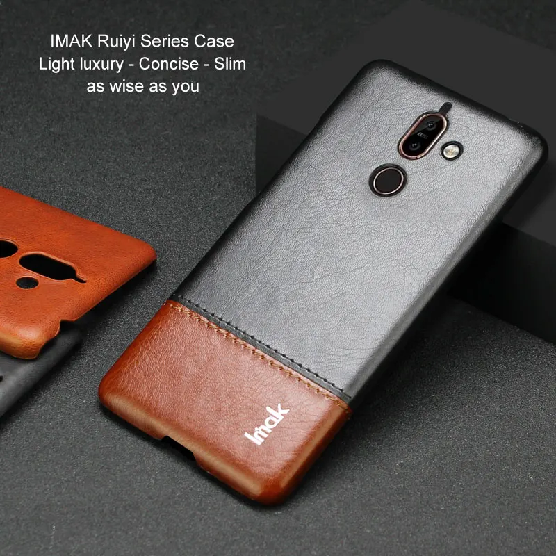 IMAK Concise Business Etui for Coque Nokia 7 Plus Case Nokia 7Plus Cover Leather Back case for Funda Nokia7 Plus Back cover 7+
IMAK Concise Business Etui for Coque Nokia 7 Plus Case Nokia 7Plus Cover Leather Back case for Funda Nokia7 Plus Back cover 7+