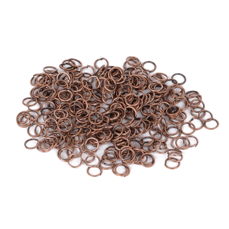 4-20mm Metal Iron Jewelry Link Vintage Loops Open Jump Rings & Split Rings For Connector Jewelry Finding DIY Making Shellhard