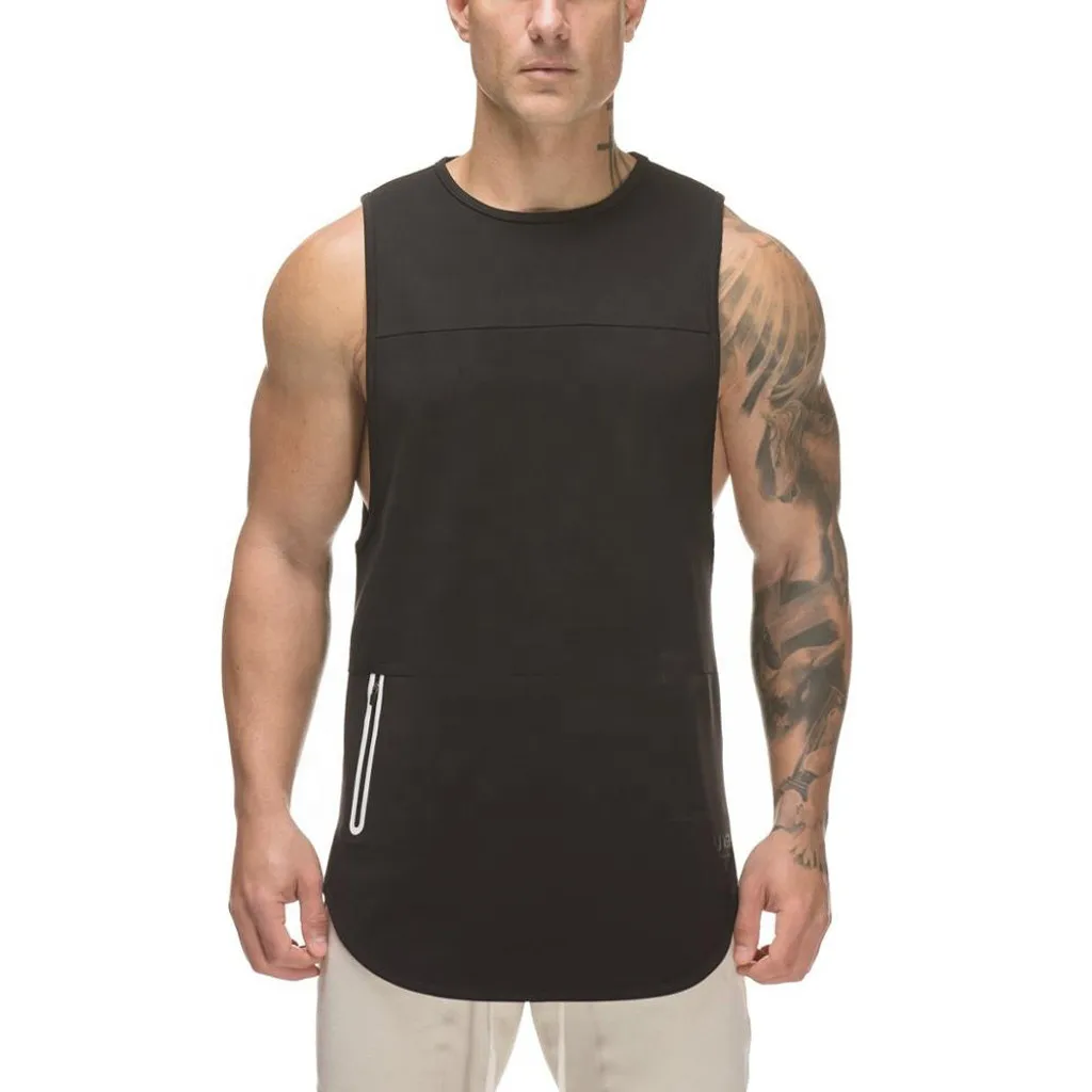 feitong Gym Vest Men Bodybuilding Clothin Men PureColor Sports Vest Zipper Slim Large Open-Forked Male Vest debardeur homme
feitong Gym Vest Men Bodybuilding Clothin Men PureColor Sports Vest Zipper Slim Large Open-Forked Male Vest debardeur homme