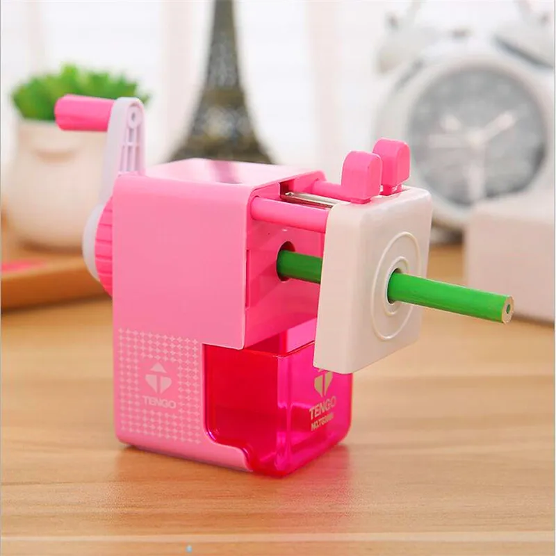 ZTKorean stationery hand crank pencil sharpener cartoon cute pencil sharpener student supplies pencil sharpener for pencilZLu 8