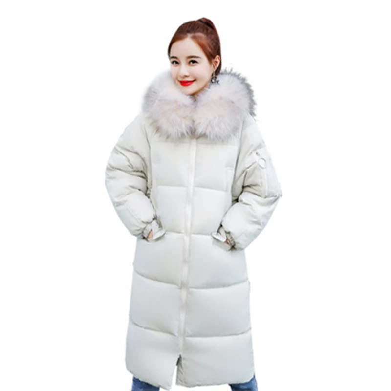 Long Parkas Female Outerwear Women Winter Zippers Coat Thickening Cotton Winter Jacket Womens Big Fur Collar Outwear Parkas J850
Long Parkas Female Outerwear Women Winter Zippers Coat Thickening Cotton Winter Jacket Womens Big Fur Collar Outwear Parkas J850