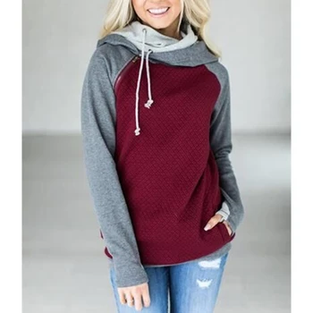 2018 Hot Selling Fashion Women Long Sleeve Hoodies Ladies Autumn Winter Patchwork Hooded Sweatshirts pullover top Plus size 3XL
2018 Hot Selling Fashion Women Long Sleeve Hoodies Ladies Autumn Winter Patchwork Hooded Sweatshirts pullover top Plus size 3XL