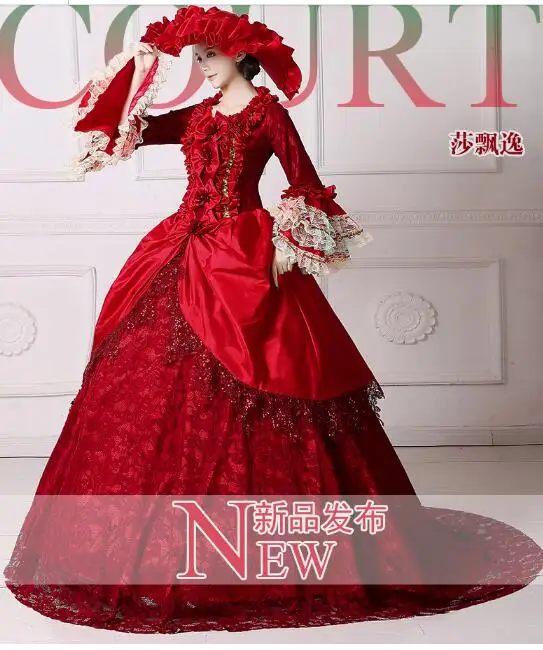 Medieval Renaissance Dress Victorian Costume Edwardian Dress Ball Dress Robe Costumes For Women Halloween Costumes
Medieval Renaissance Dress Victorian Costume Edwardian Dress Ball Dress Robe Costumes For Women Halloween Costumes