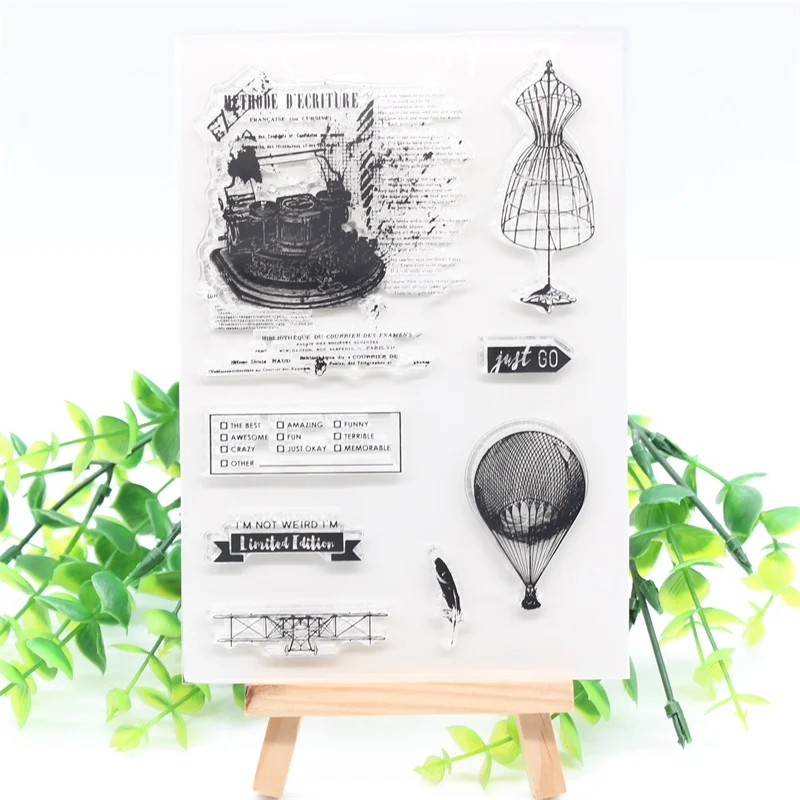 YPP CRAFT Vintage Transparent Clear Silicone Stamps for DIY Scrapbooking/Card Making/Kids Crafts Decoration Supplies M35
YPP CRAFT Vintage Transparent Clear Silicone Stamps for DIY Scrapbooking/Card Making/Kids Crafts Decoration Supplies M35