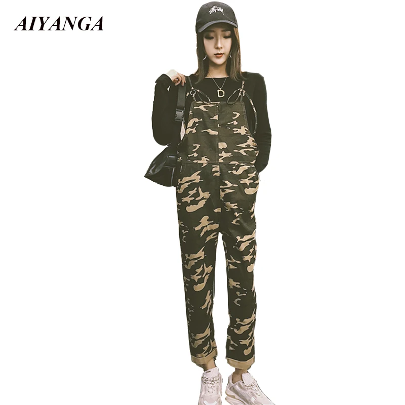Green Camouflage strap Pants For Women 2018 Overalls Jeans Female Casual Trousers Autumn Winter Pants Ladies Strap Jean Girls
Green Camouflage strap Pants For Women 2018 Overalls Jeans Female Casual Trousers Autumn Winter Pants Ladies Strap Jean Girls
