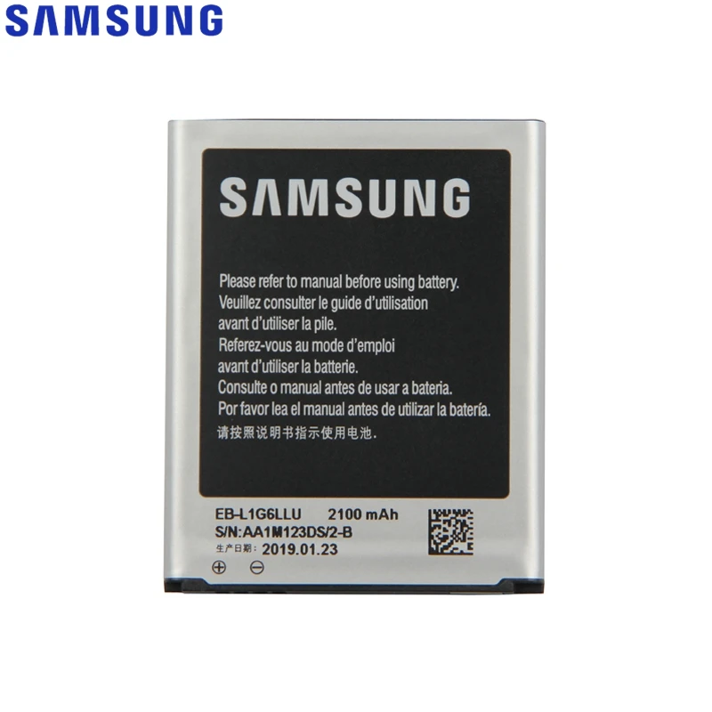 Original Replacement Battery EB-L1G6LLU For Samsung Galaxy S3 I9300 I535 I9308 L710 NFC Genuine Phone Battery 2100mAh
Original Replacement Battery EB-L1G6LLU For Samsung Galaxy S3 I9300 I535 I9308 L710 NFC Genuine Phone Battery 2100mAh