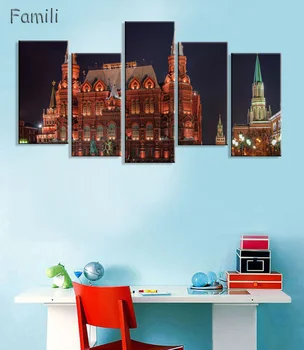 5Panel Beautiful Russia City Night Landscape Oil Painting Wall Art Home Decoration Canvas Paintings For Living Room Unframed
5Panel Beautiful Russia City Night Landscape Oil Painting Wall Art Home Decoration Canvas Paintings For Living Room Unframed