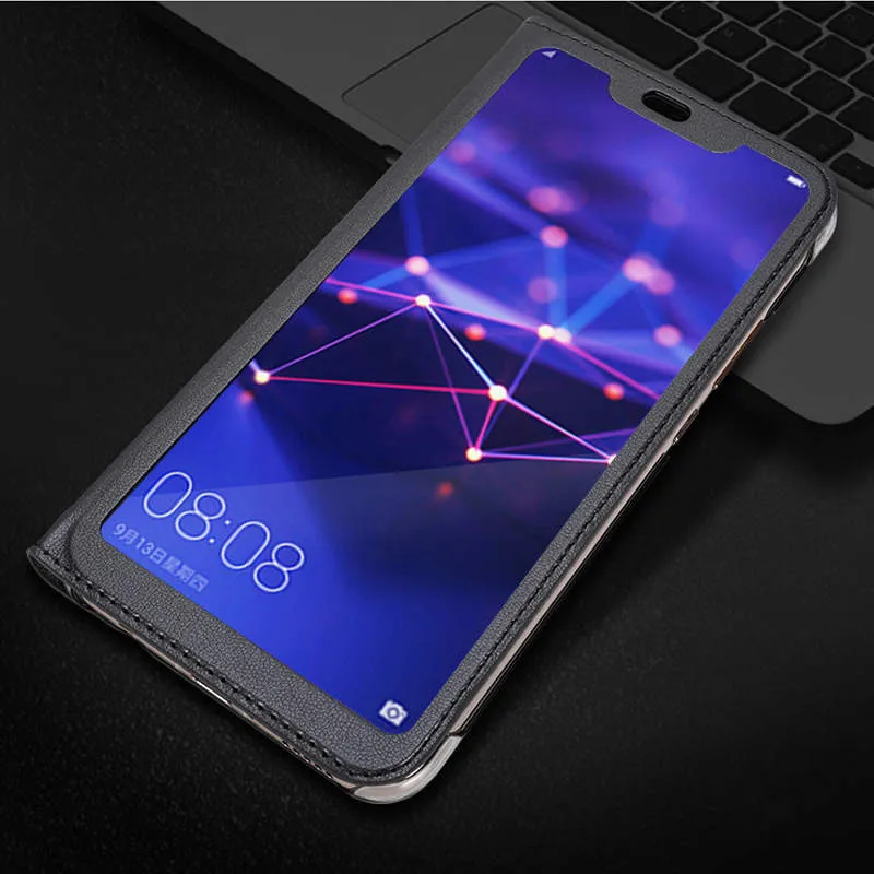 Smart Case for Xiaomi Redmi 5 Case Full View Window PU Leather Flip Cover Funda Case for Xiaomi Redmi 5 Plus Protective Cases 11