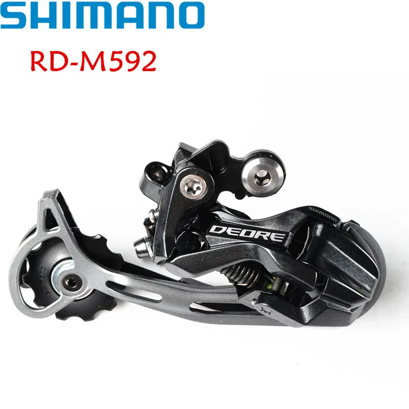 Shimano DEORE XT RD-M592 Rear Derailleur 9S MTB bike mountain road bicycle REAR Derailleur
Shimano DEORE XT RD-M592 Rear Derailleur 9S MTB bike mountain road bicycle REAR Derailleur