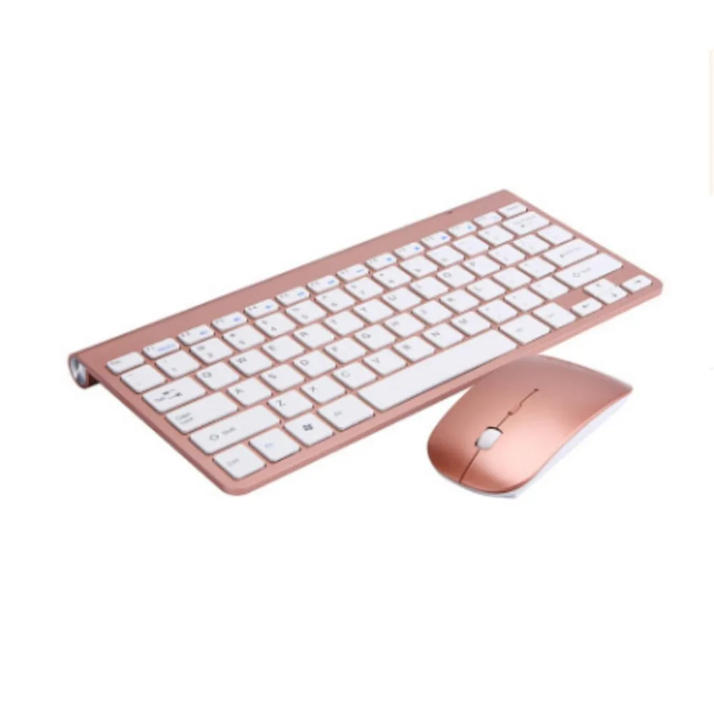 2.4Ghz Ultra-Thin Wireless Keyboard And Mouse Combo With USB Receiver Mouse Keyboard set For Apple PC WindowsXP/7/8/10(rose go
2.4Ghz Ultra-Thin Wireless Keyboard And Mouse Combo With USB Receiver Mouse Keyboard set For Apple PC WindowsXP/7/8/10(rose go